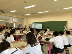 高森みどり中学校全校ビブリオバトル